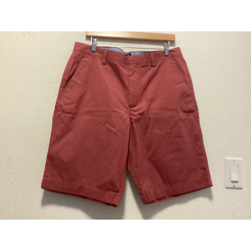 J.Crew Rivington Chino Shorts Mens 35 Salmon Pink 100% Cotton Casual Preppy